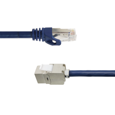 CAT.6A S/FTP 23AWG Consolidation Point CP Cables, Plug to Keystone Jack